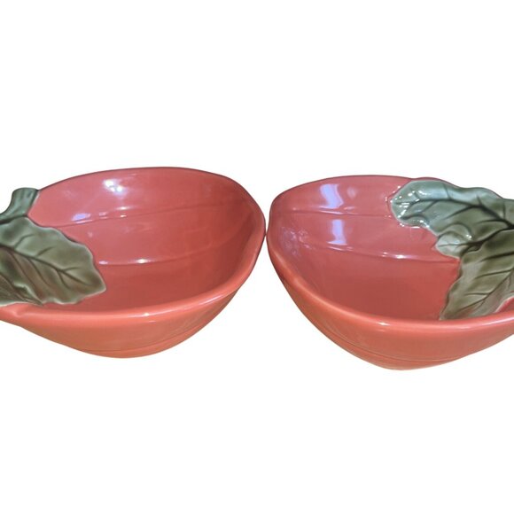 Ceramic Pumpkin Shaped Serving Bowls Set Of 2 By Better Homes & Gardens - Picture 11 of 16